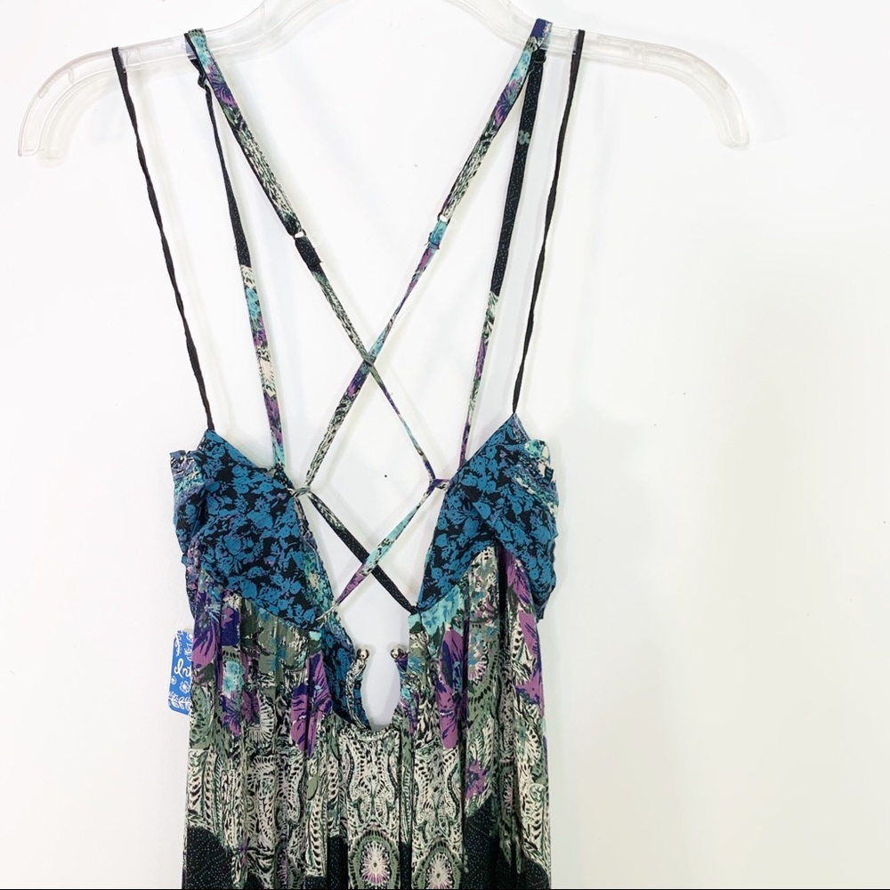 Free People Give A Little Floral Maxi Tiered Dress - Picture 10 of 16